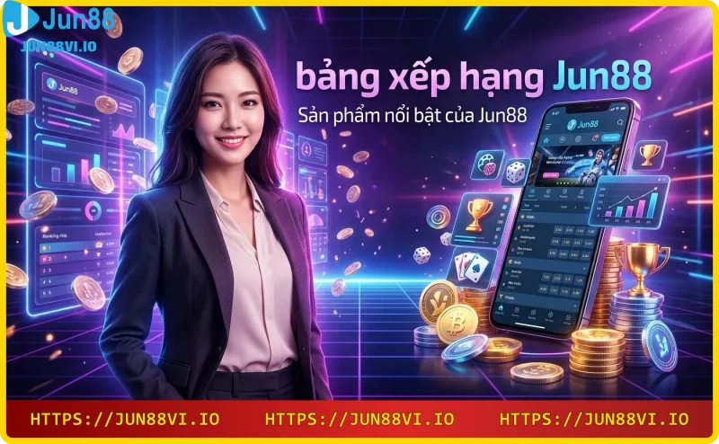 Các giải đấu thể thao đa dạng trên bảng xếp hạng Jun88.