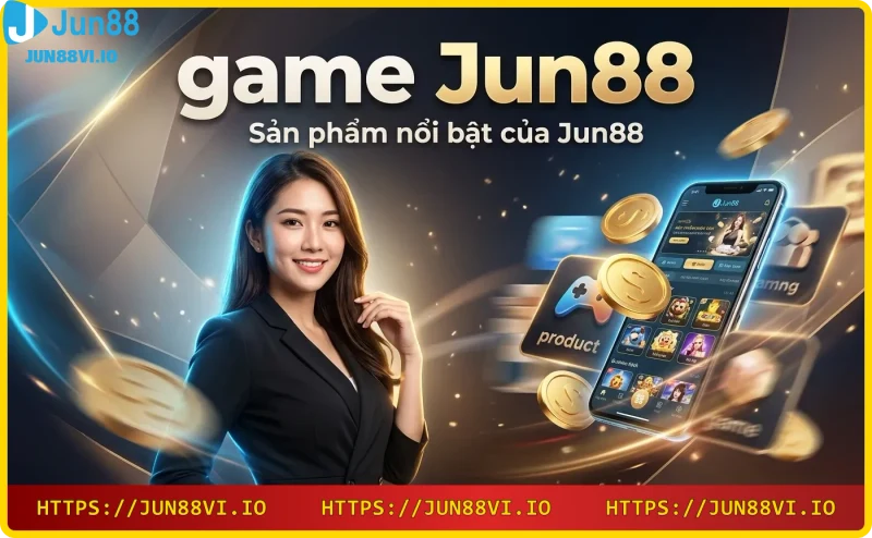 Các sản phẩm game nổi bật tại Jun88: slot, casino, thể thao, xổ số