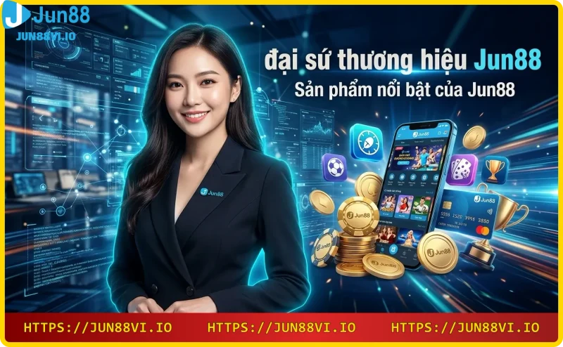 Các sản phẩm nổi bật của Jun88: thể thao, casino, slot, xổ số