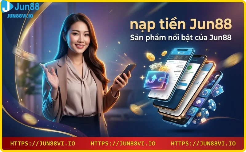 Các sản phẩm nổi bật tại Jun88: cá cược thể thao, casino trực tuyến, game slot và xổ số