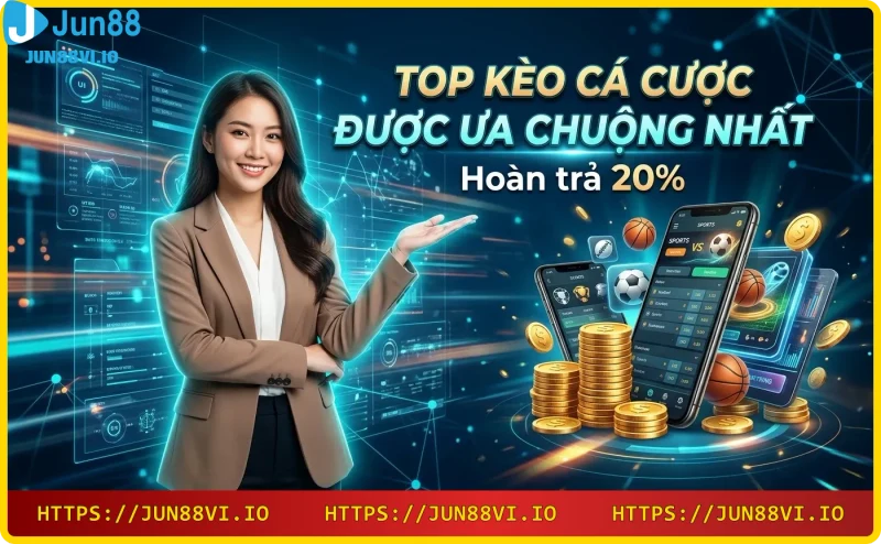 Chương trình hoàn trả 20% hàng ngày tại Jun88 - Ưu đãi hấp dẫn cho người chơi