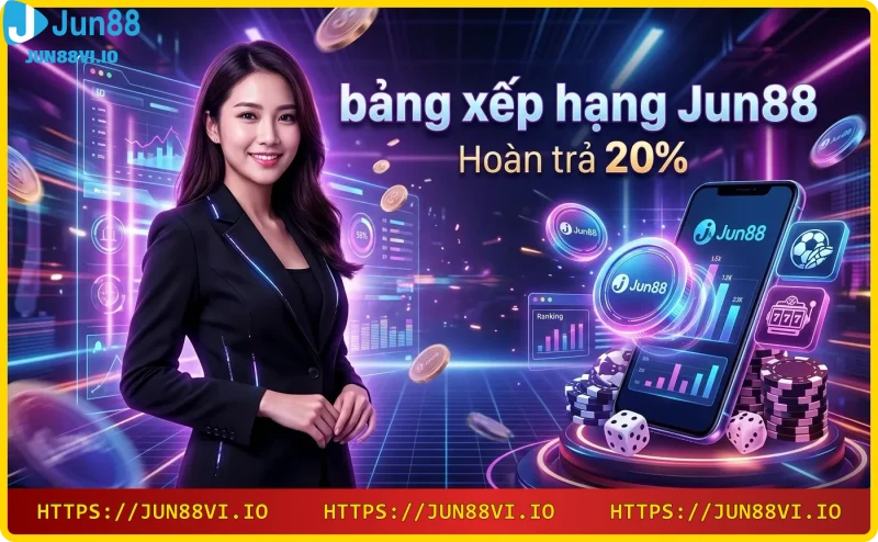 Chương trình hoàn trả 20% tại Jun88.