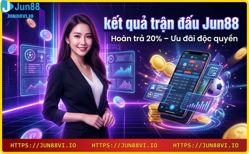 Chương trình hoàn trả 20% tại Jun88