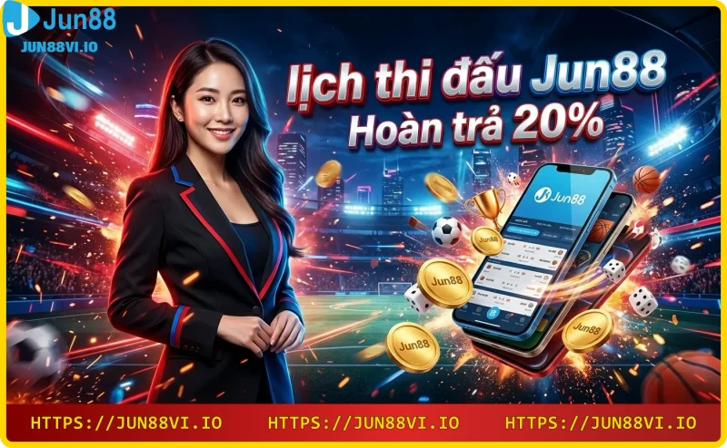 Chương trình hoàn trả 20% tại Jun88