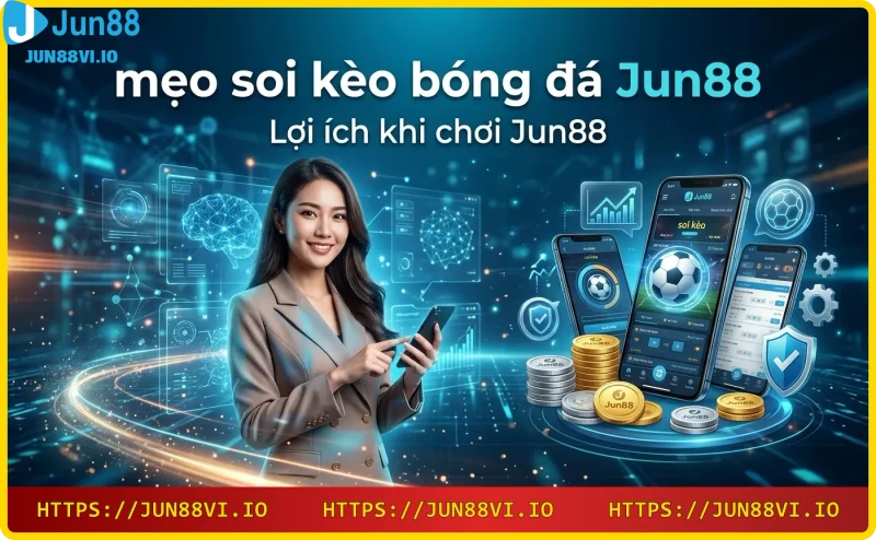 Chuyên gia phân tích mẹo soi kèo bóng đá Jun88 trên màn hình hologram