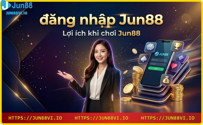 Đăng nhập Jun88 trên điện thoại với ưu đãi hoàn trả 20%