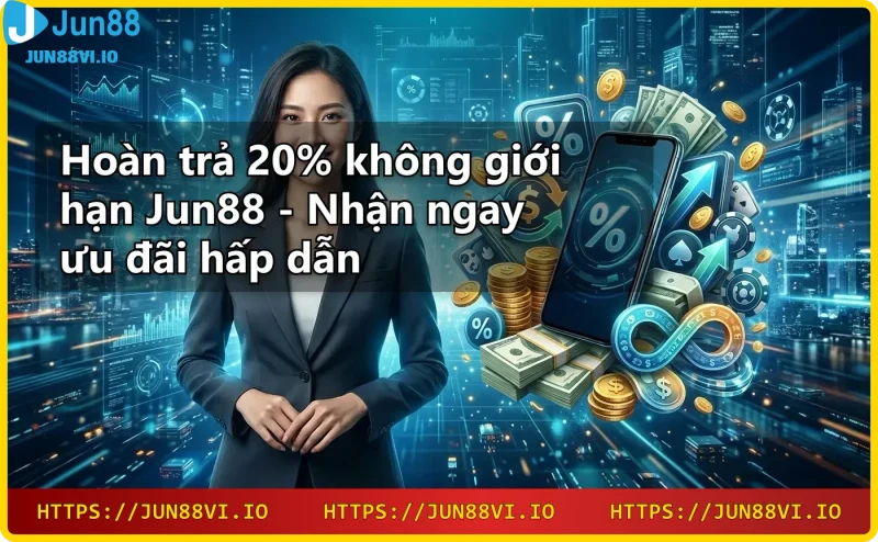 Giao diện nhà cái Jun88 với các biểu tượng sản phẩm nổi bật