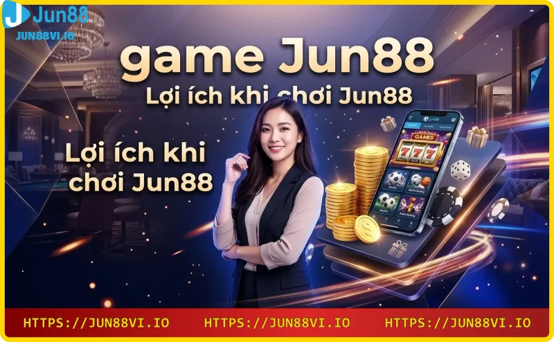 Lợi ích khi chơi game Jun88: hoàn trả 20%, giao diện thân thiện, nạp rút nhanh