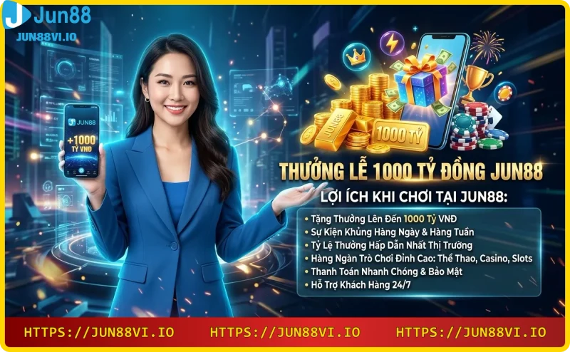 Lợi ích khi chơi tại Jun88: quà tặng, tiền mặt, và ứng dụng tiện lợi