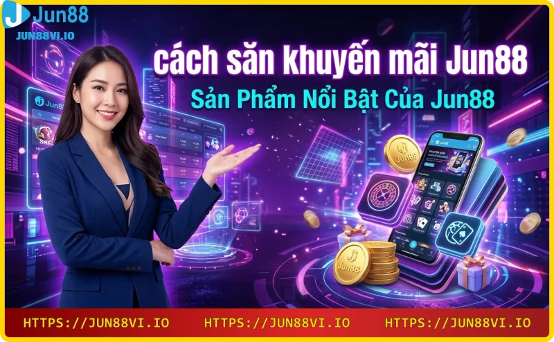 Sản phẩm nổi bật của Jun88 - Cá cược thể thao, casino, slot game, bắn cá