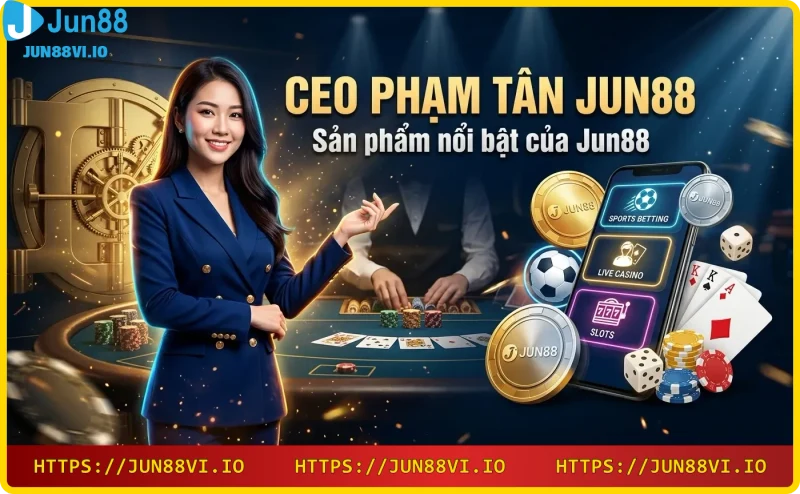 Sản phẩm nổi bật của Jun88 – Thể thao, Casino, Slot game, Xổ số