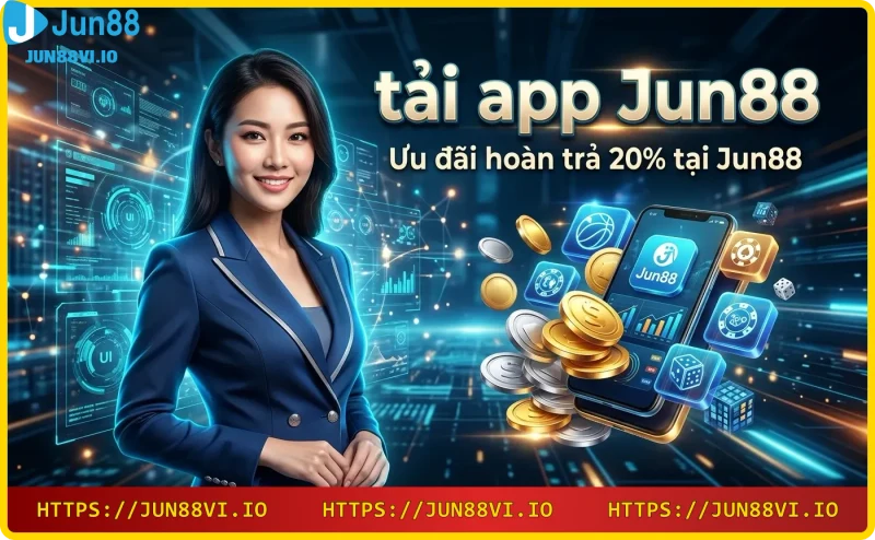 Ưu đãi hoàn trả 20% tại Jun88 - Hoàn tiền tự động mỗi ngày